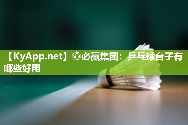 ⚽必赢集团：乒乓球台子有哪些好用